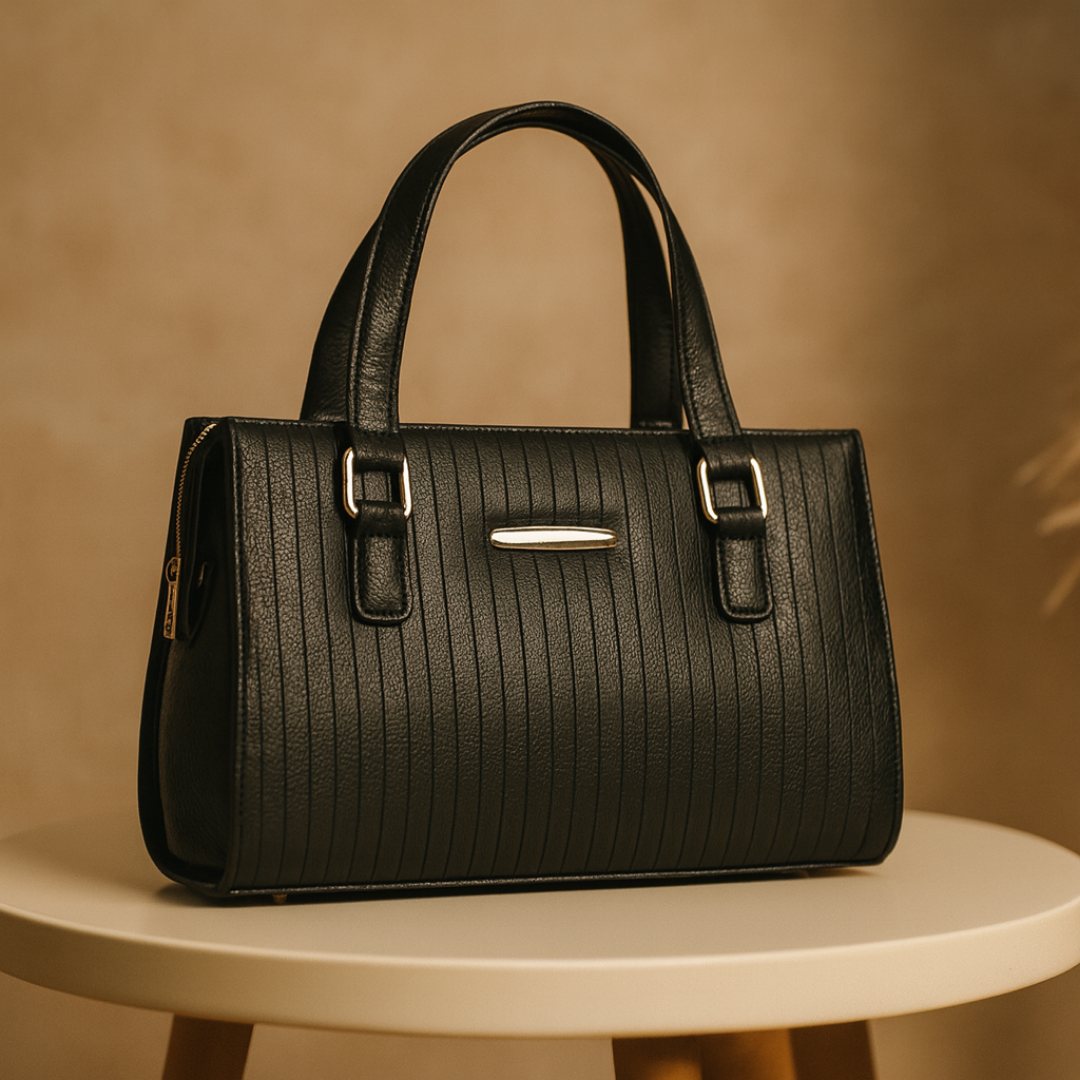 Elara Textura Classic Tote HandBag for Women-Premium PU Leather Elegant Handbag